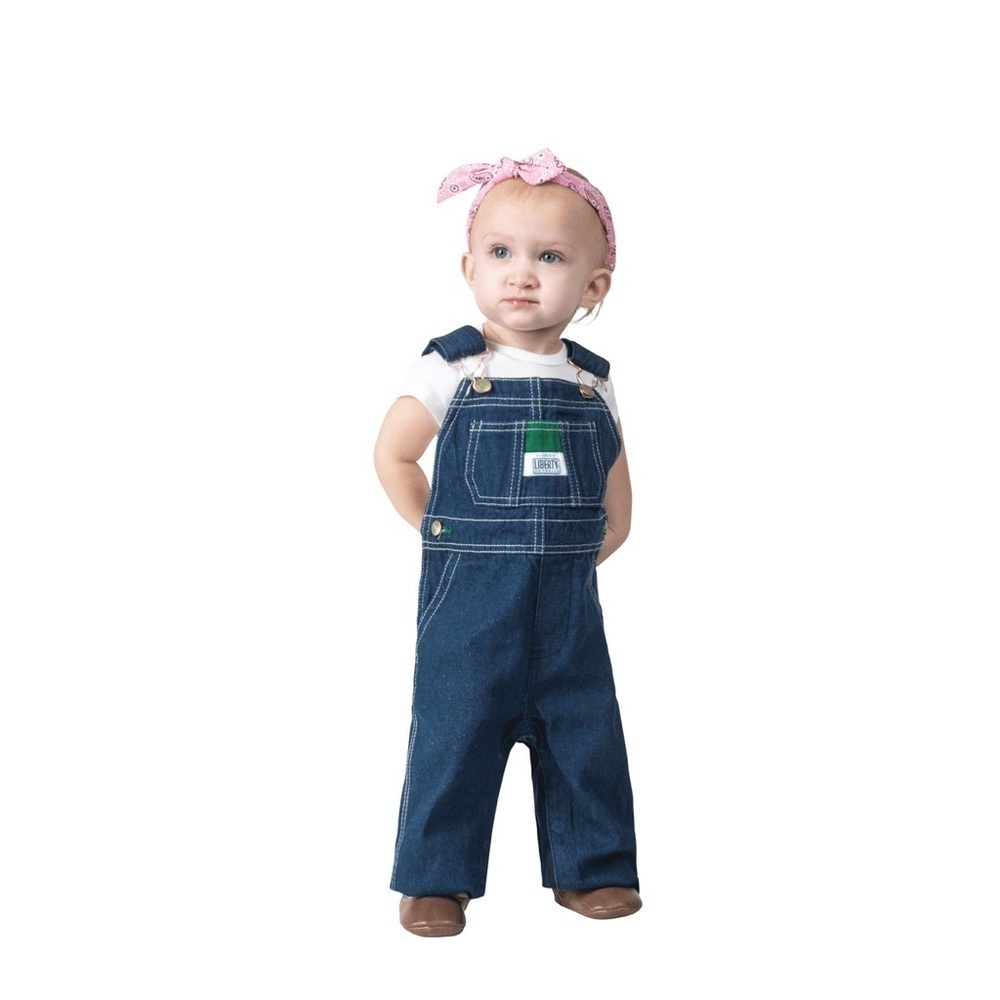 Liberty Youth Denim Overalls Bibs - Picture 2 of 14